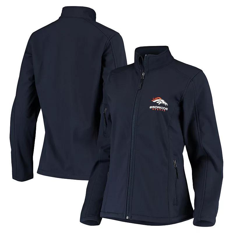 Womens Denver Broncos Full-Zip Sonoma Softshell Jacket Blue Product Image