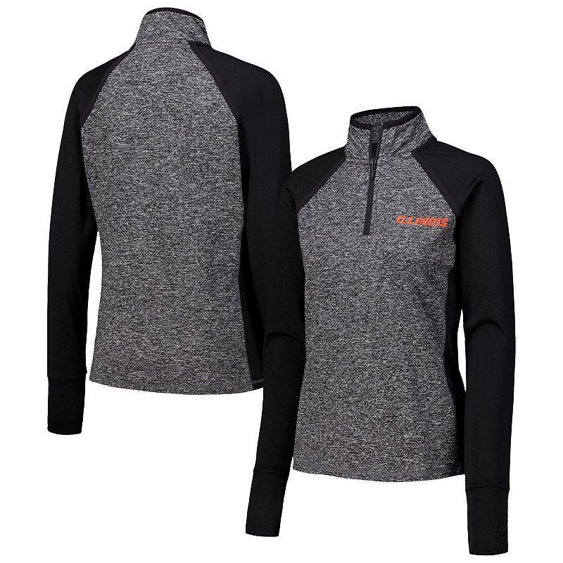 Womens Illinois Fighting Illini Finalist Raglan Quarter-Zip Jacket Product Image