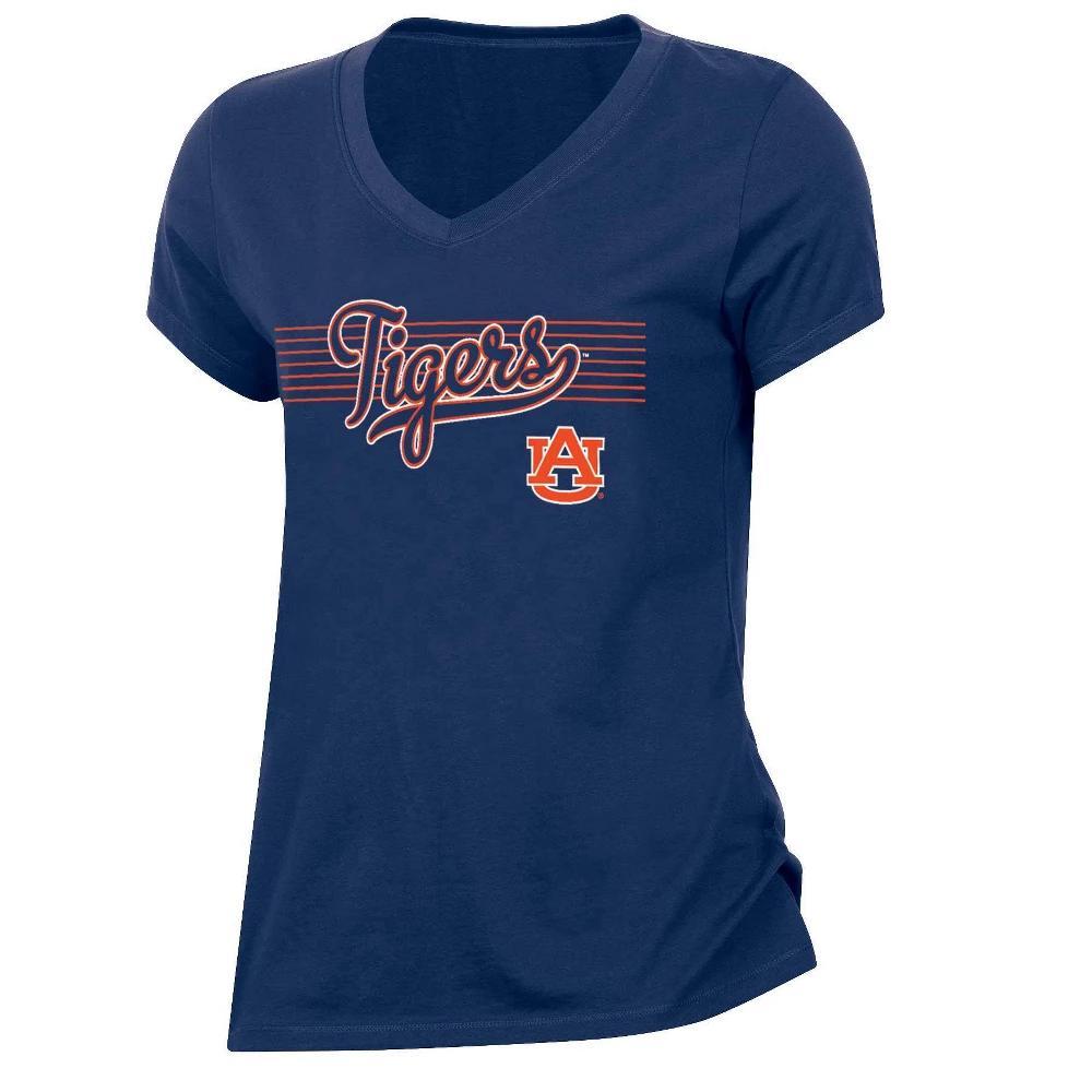 NCAA Auburn Tigers Womens V-Neck T-Shirt Product Image