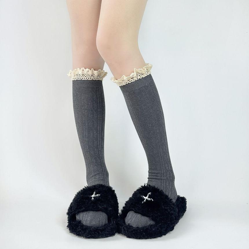 Lace Trim Socks Product Image