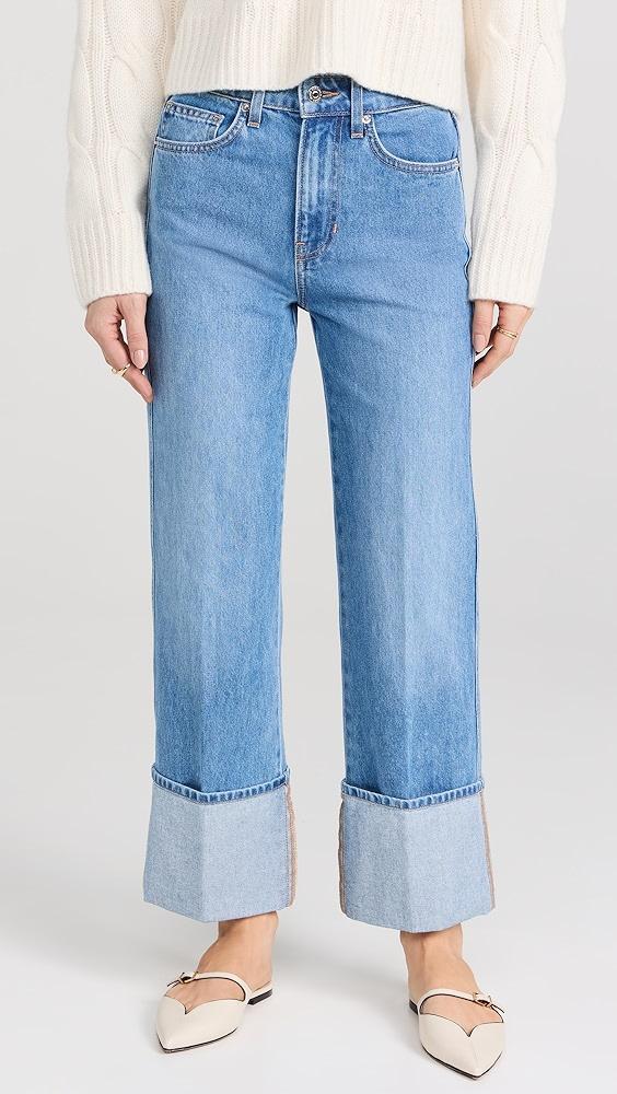 Veronica Beard Jean Dylan High Rise Straight Leg Jeans | Shopbop Product Image