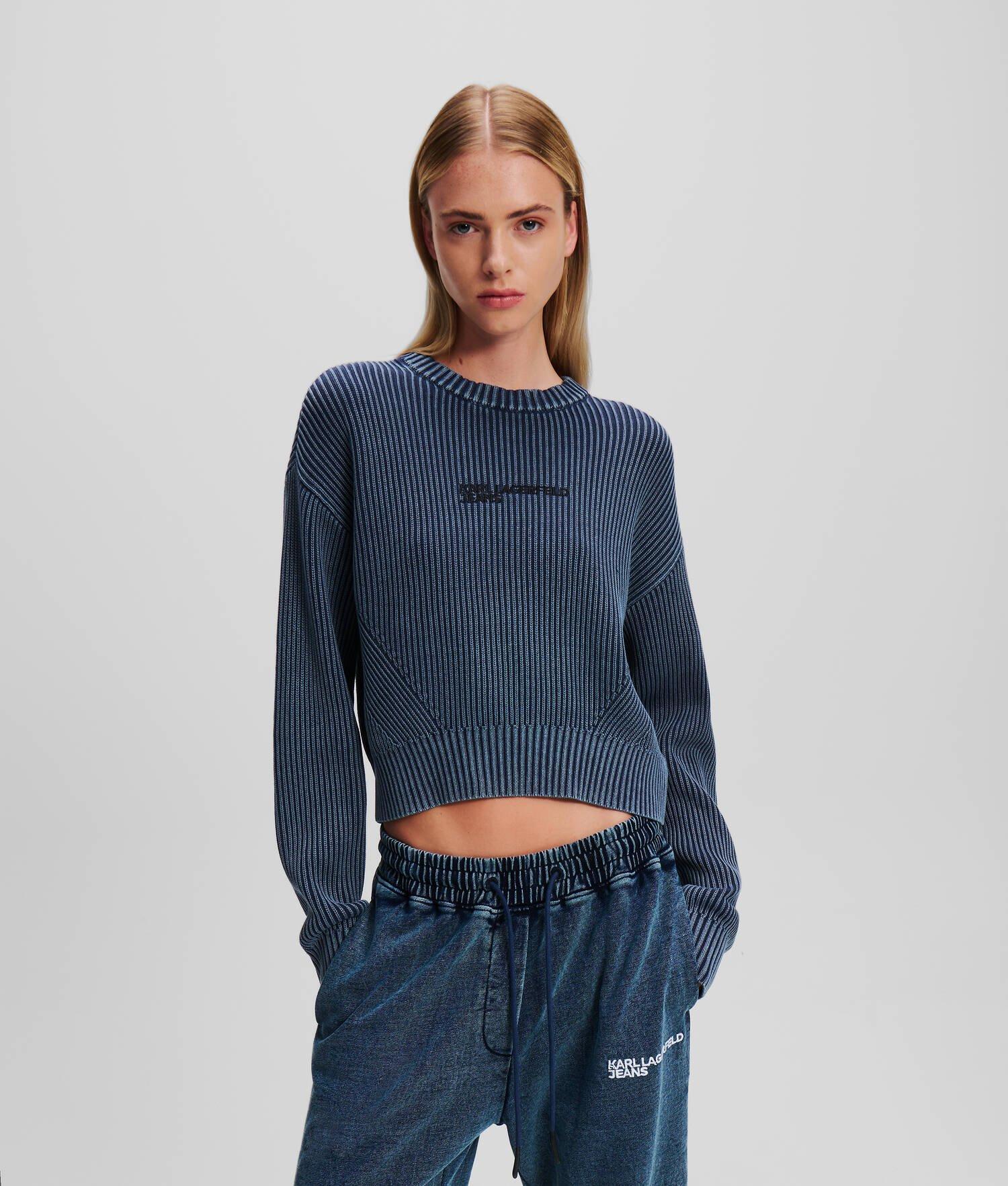 KLJ ACID-WASH SWEATER Product Image