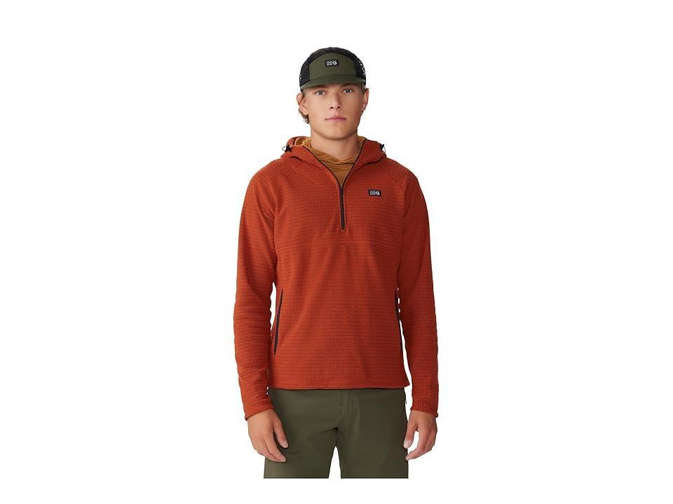 Mountain Hardwear Summit Grid Hoody (Dark Copper) Men's Clothing Product Image