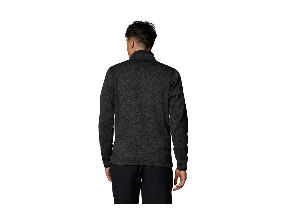 Columbia Sweater Weather Full Zip (Black Heather 2) Men's Clothing Product Image