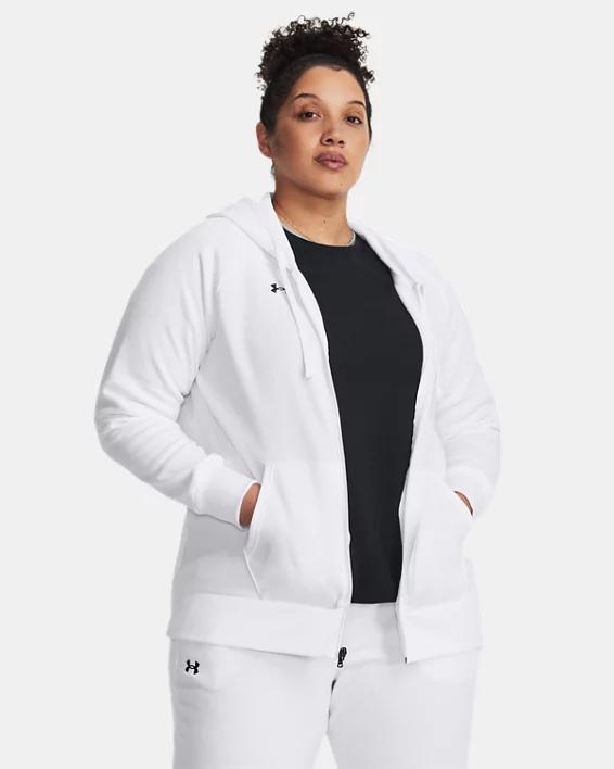 Women's UA Rival Fleece Full-Zip Hoodie Product Image