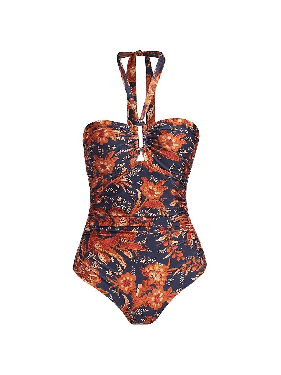 Womens Junie Floral One-Piece Swimsuit Product Image