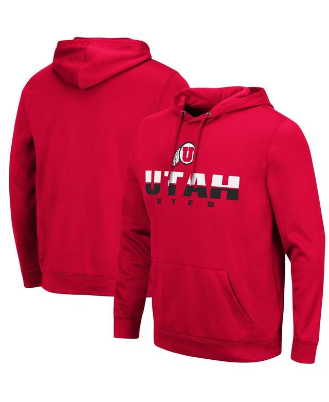 Colosseum Mens Utah Utes Lantern Pullover Hoodie Product Image