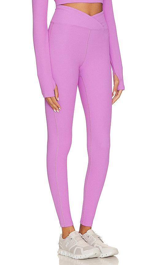 YEAR OF OURS Thermal Veronica Legging Purple. (also in ). Product Image