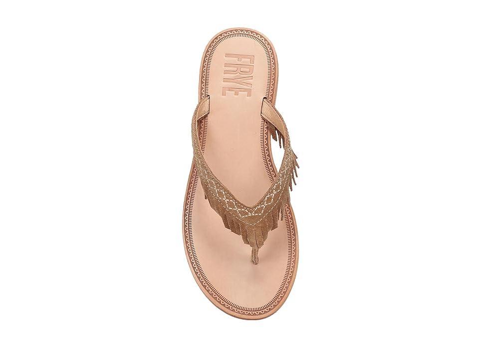 Frye Ava Fringe Sandal (Almond) Women's Sandals Product Image