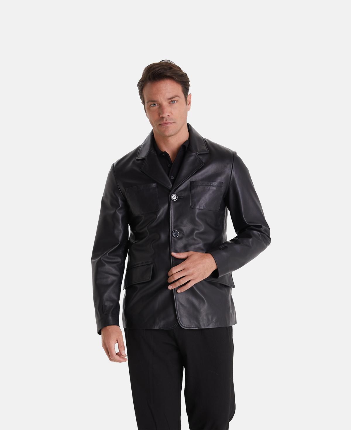 Furniq Uk Mens Safari Jacket Black Product Image