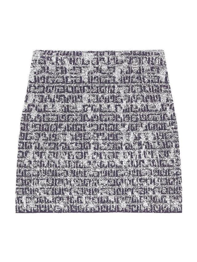 Womens Skirt in 4G Tweed Product Image