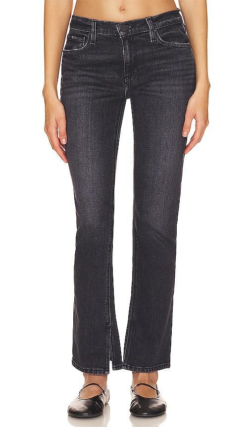 Hudson Jeans Nico Mid Rise Straight in Black. - size 26 (also in 23, 24, 25, 27, 28, 29, 30, 31, 32, 33, 34) Product Image