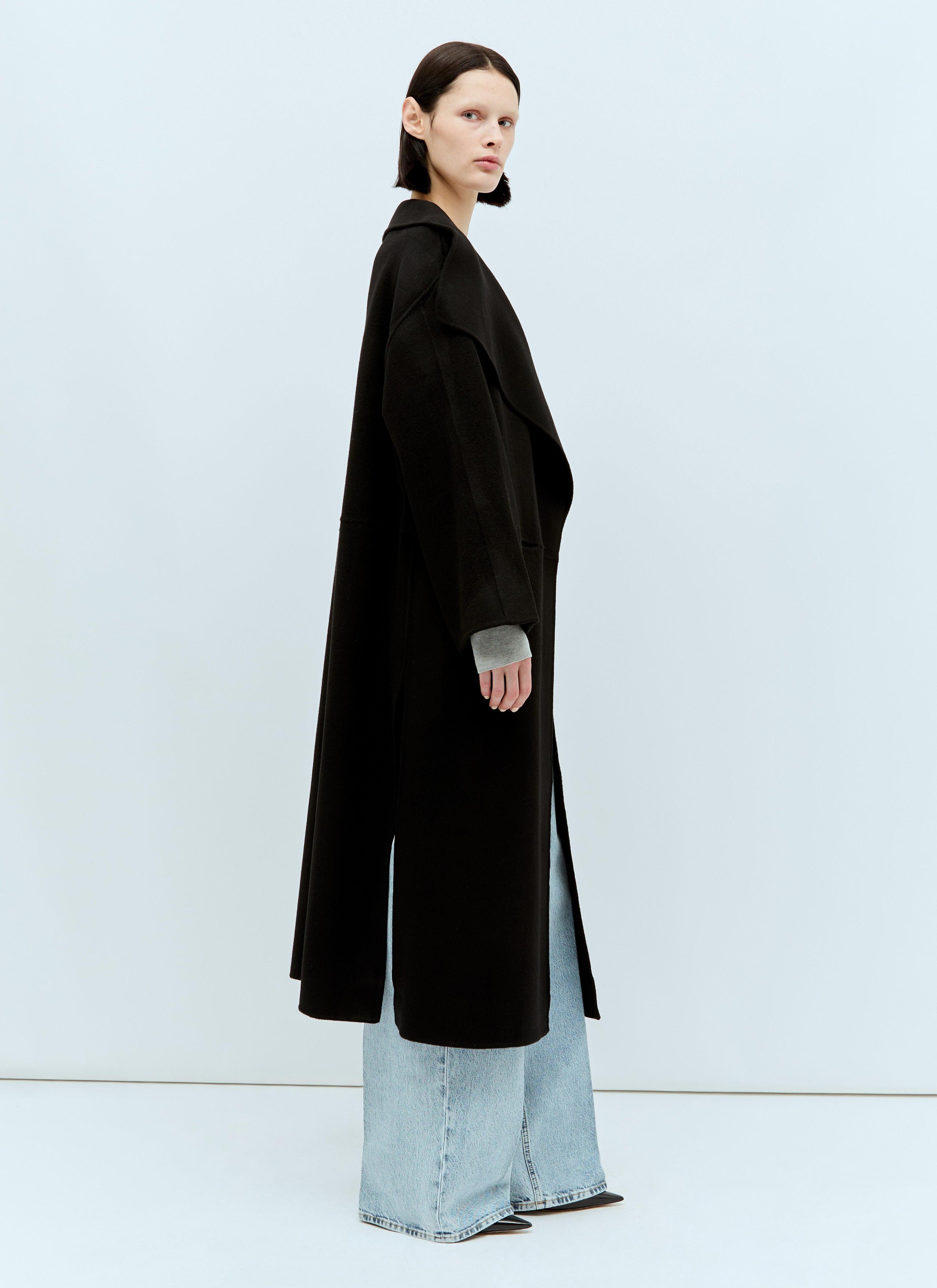 Signature Wool And Cashmere Coat In Black Product Image