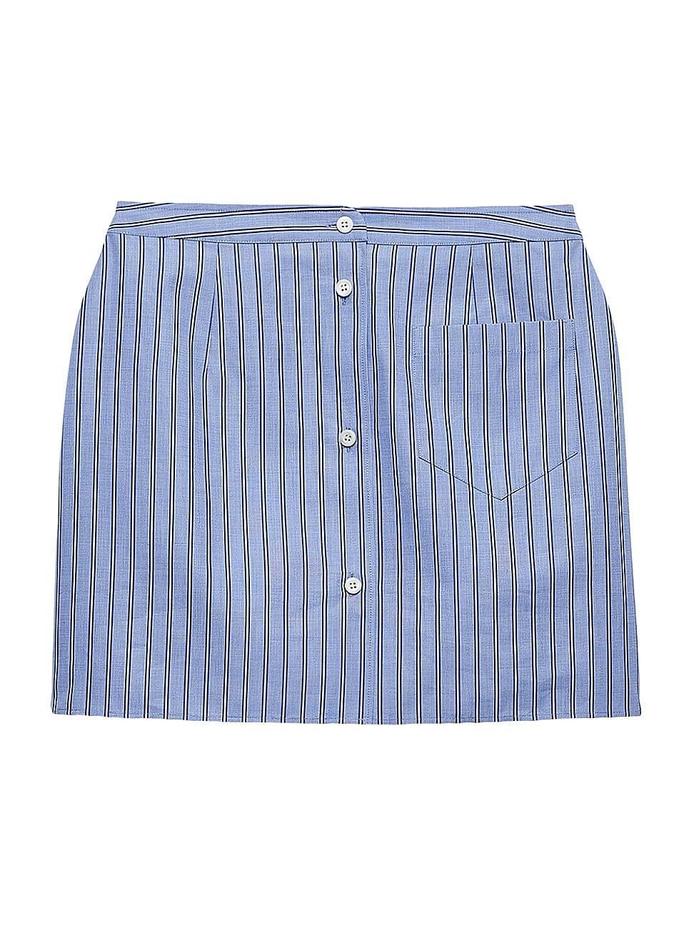 Womens Striped Miniskirt product image