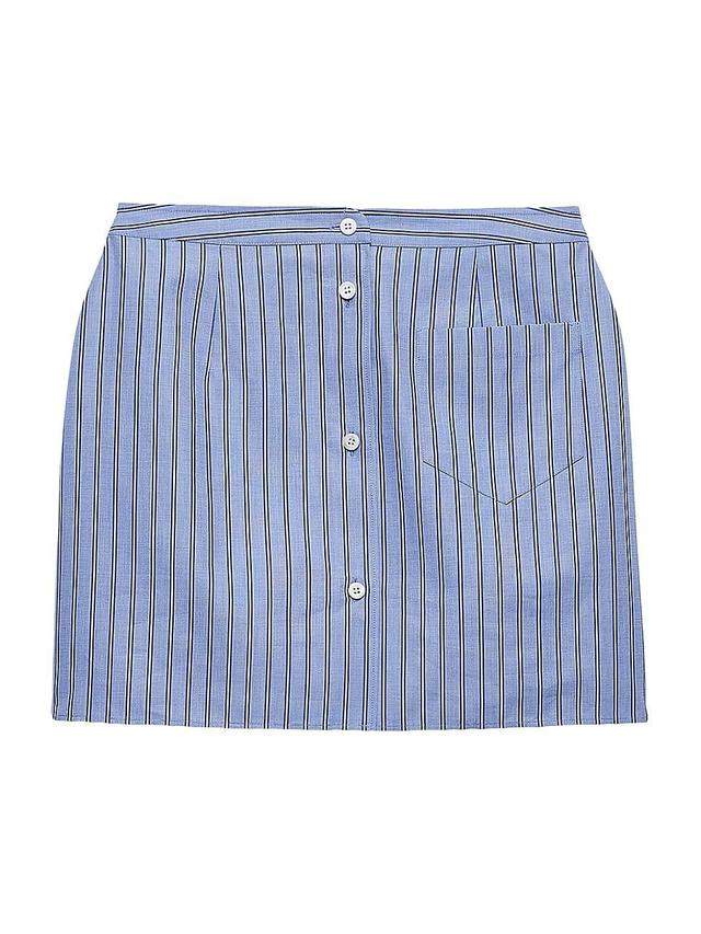 Womens Striped Miniskirt Product Image