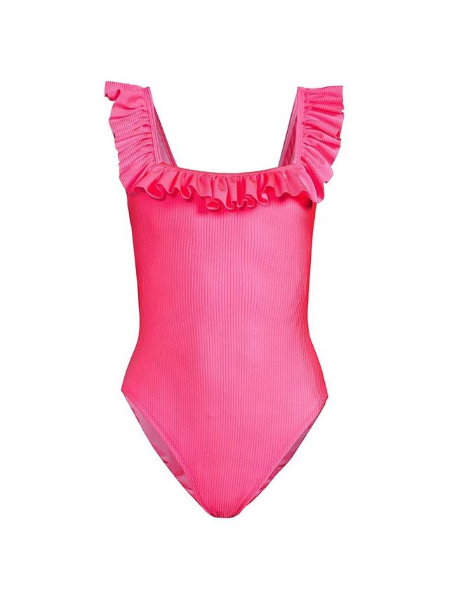 Womens Aemma Ruffled One-Piece Swimsuit Product Image