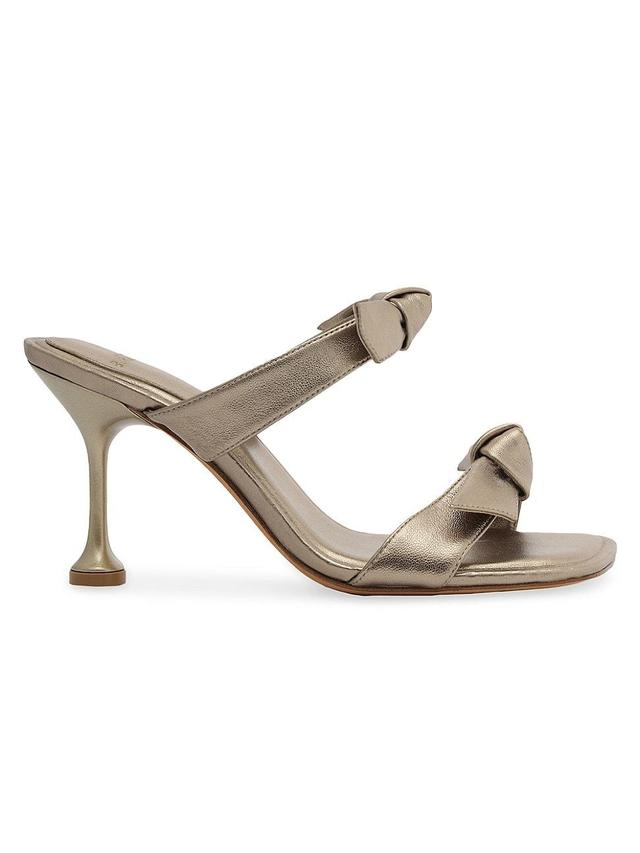 Womens Clarita 85MM Metallic Leather Sandals Product Image