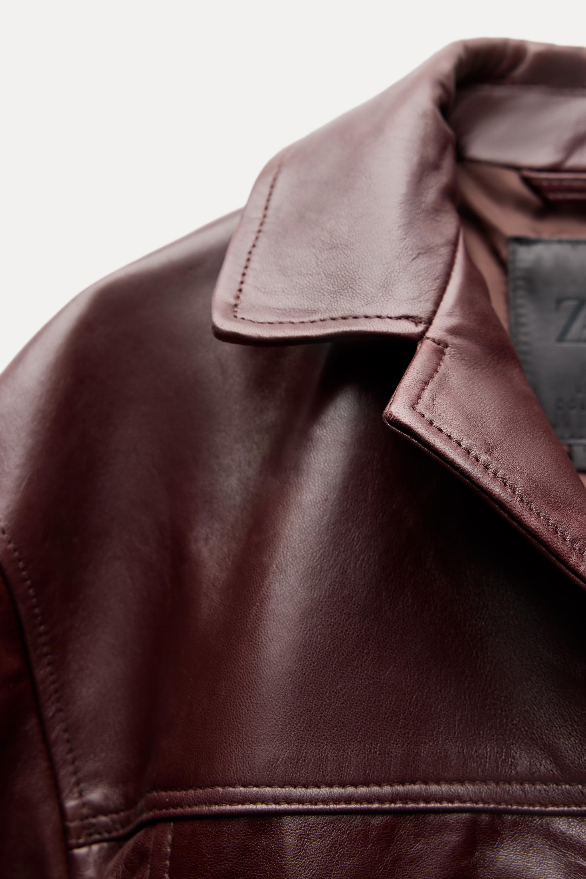 LEATHER JACKET ZW COLLECTION Product Image