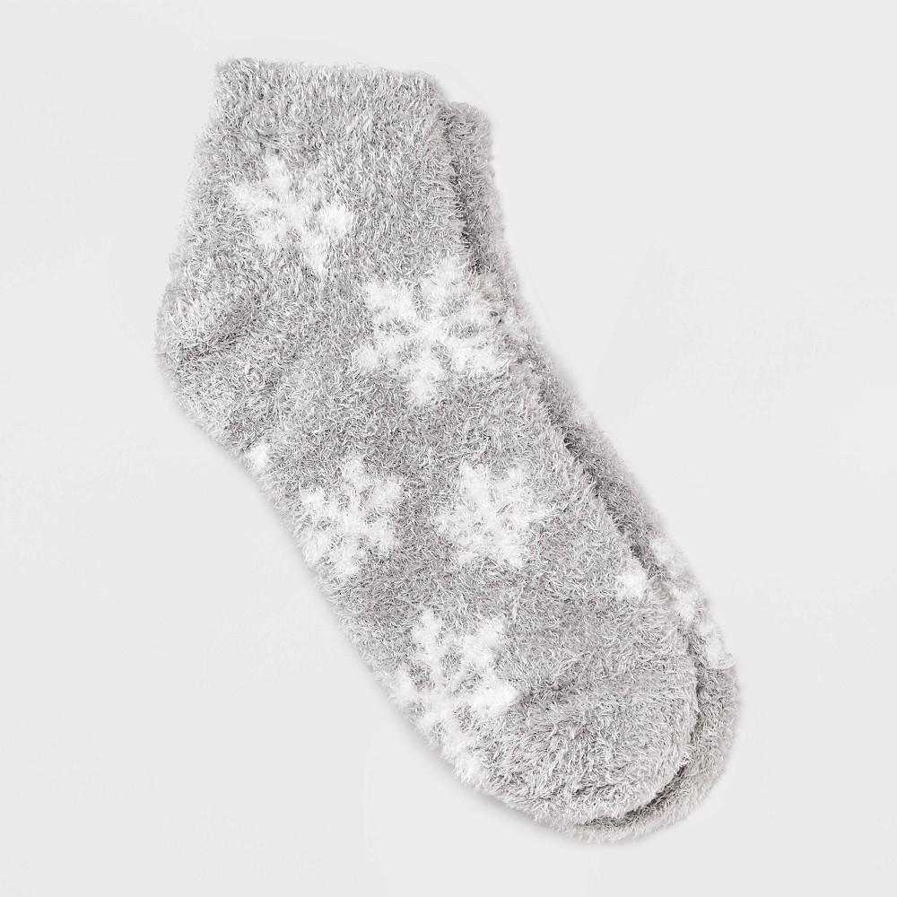 Womens Snowflake Cozy Low Cut Socks - Auden 4-10 Product Image