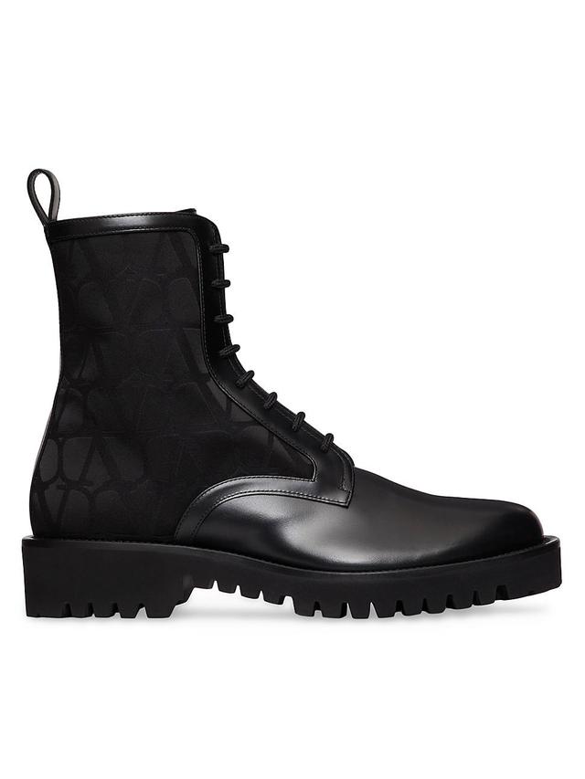 Mens Toile Iconographe Combat Boots Product Image