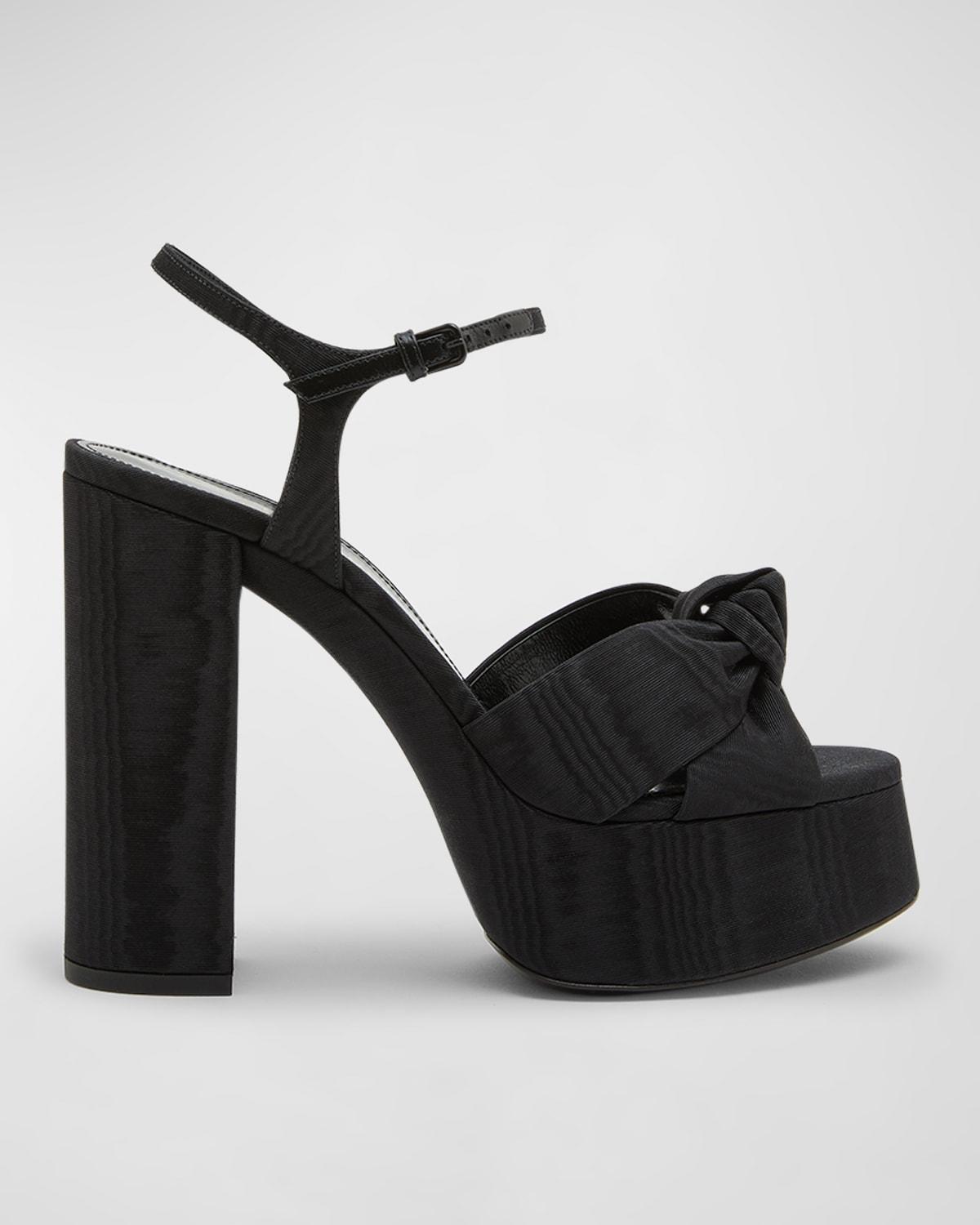 Saint Laurent Bianca Knot Platform Sandal Product Image