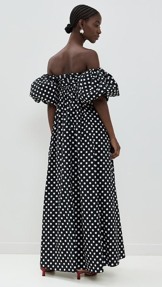 CAROLINE CONSTAS Emilia Ruched Empire Maxi Dress | Shopbop Product Image