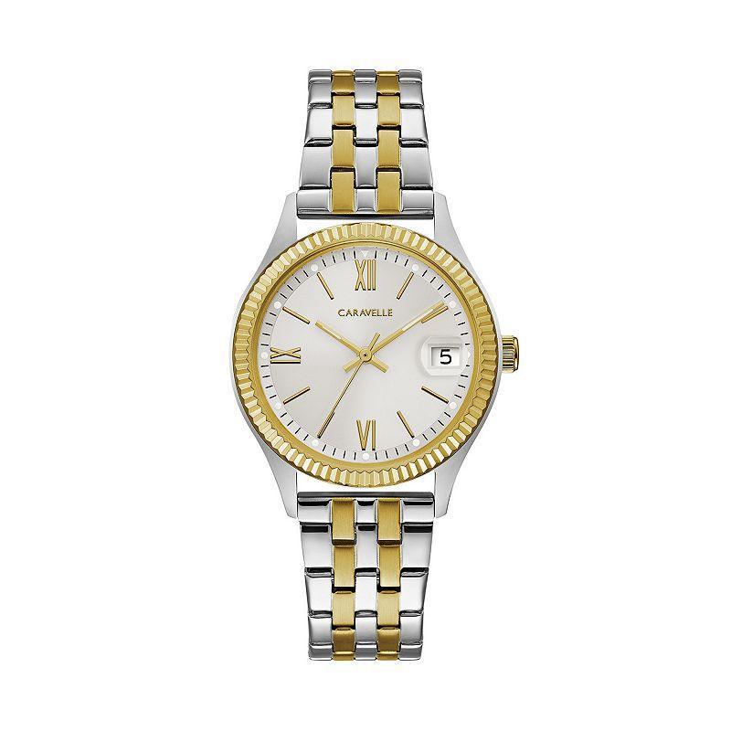 Caravelle by Bulova Womens Two Tone Stainless Steel Watch - 45M112 Multicolor Product Image