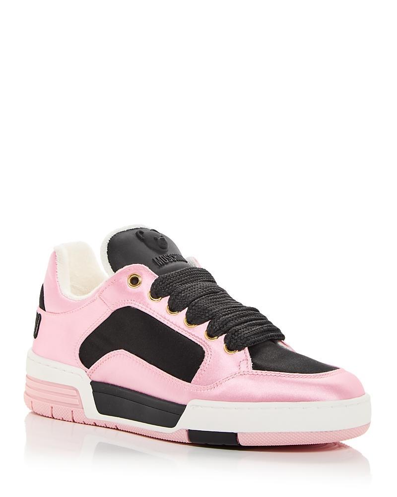 Moschino Womens Color Block Low Top Sneakers Product Image