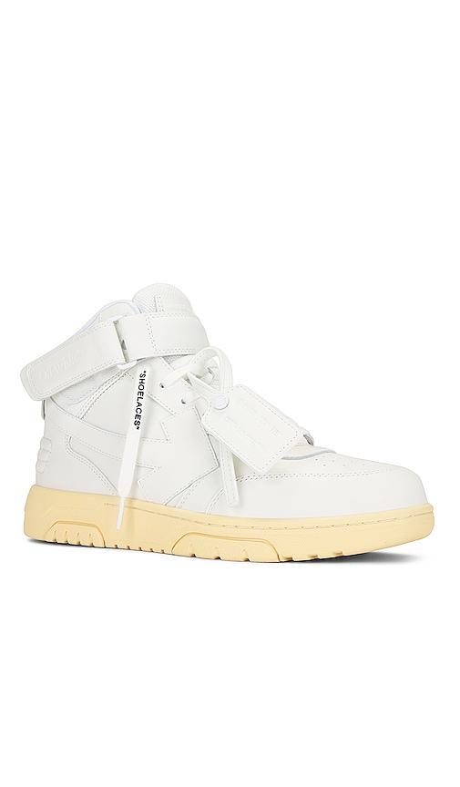 OFF-WHITE Out Of Office Mid Top Sneaker White. (also in 42, 43). Product Image