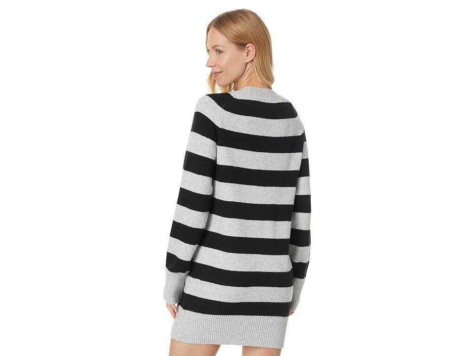 Sanctuary So Soft Sweater Dress (Heather Grey/ Stripe) Women's Dress Product Image