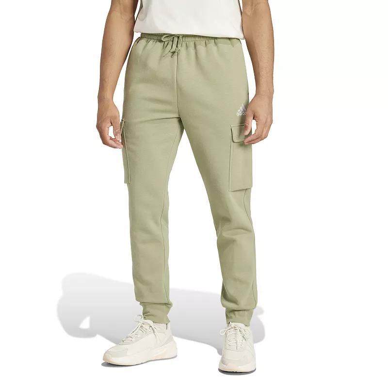 Mens adidas Essentials Tapered Fleece Cargo Pants Product Image