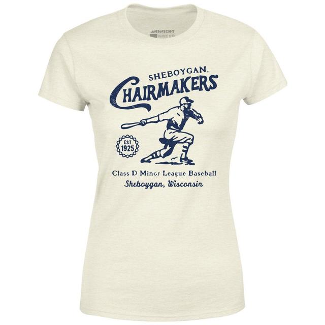 Sheboygan Chairmakers - Wisconsin - Vintage Defunct Baseball Teams - Women's T-Shirt Female Product Image