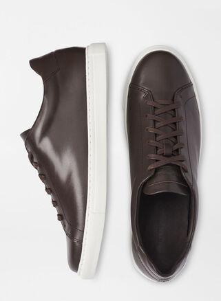 Peter Millar Mens Vantage Lite Sneaker | Color: Chocolate | Size: 8.5 Product Image