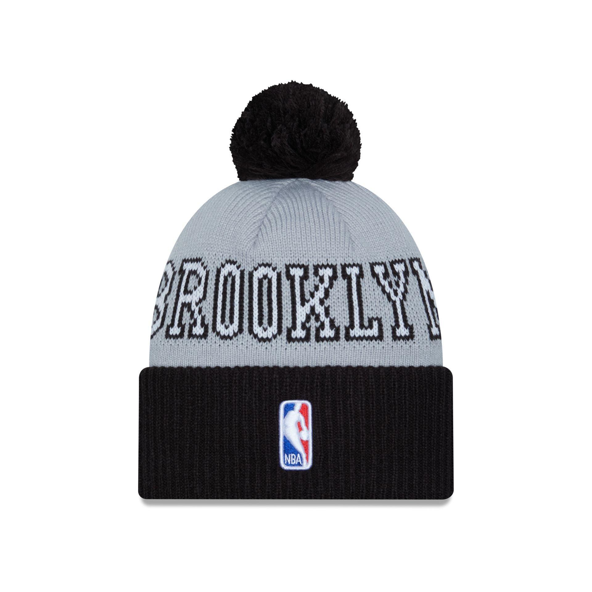 Brooklyn Nets 2023 Tip-Off Pom Knit Hat Male Product Image