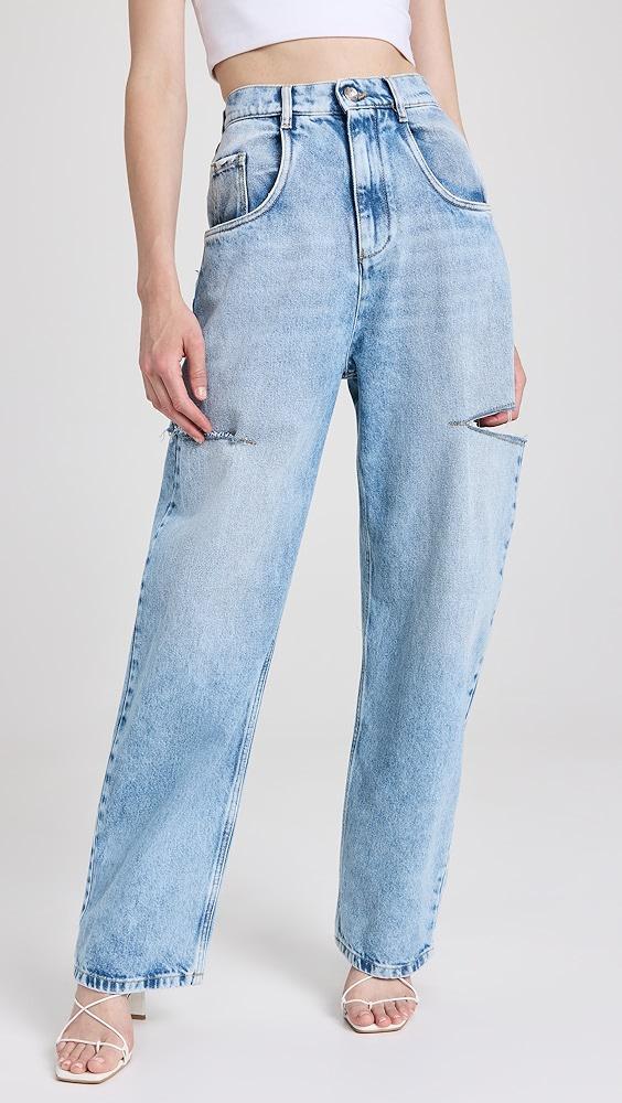 Maison Margiela Denim Jeans with Slash Details | Shopbop Product Image