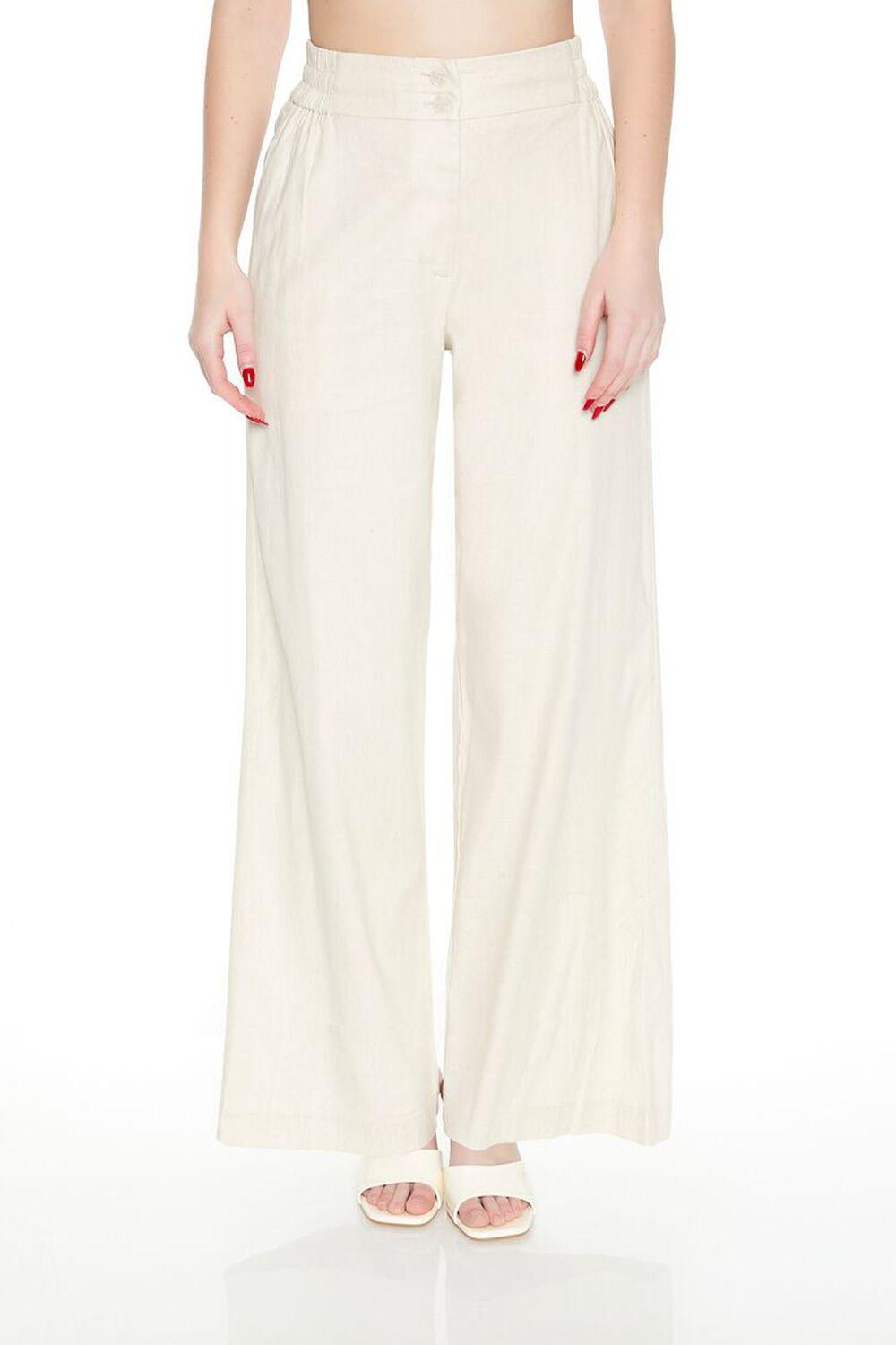 Mid-Rise Wide-Leg Pants | Forever 21 Product Image