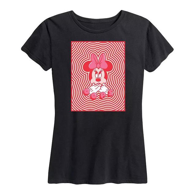 Disneys Minnie Mouse Oops Graphic Tee, Womens Product Image