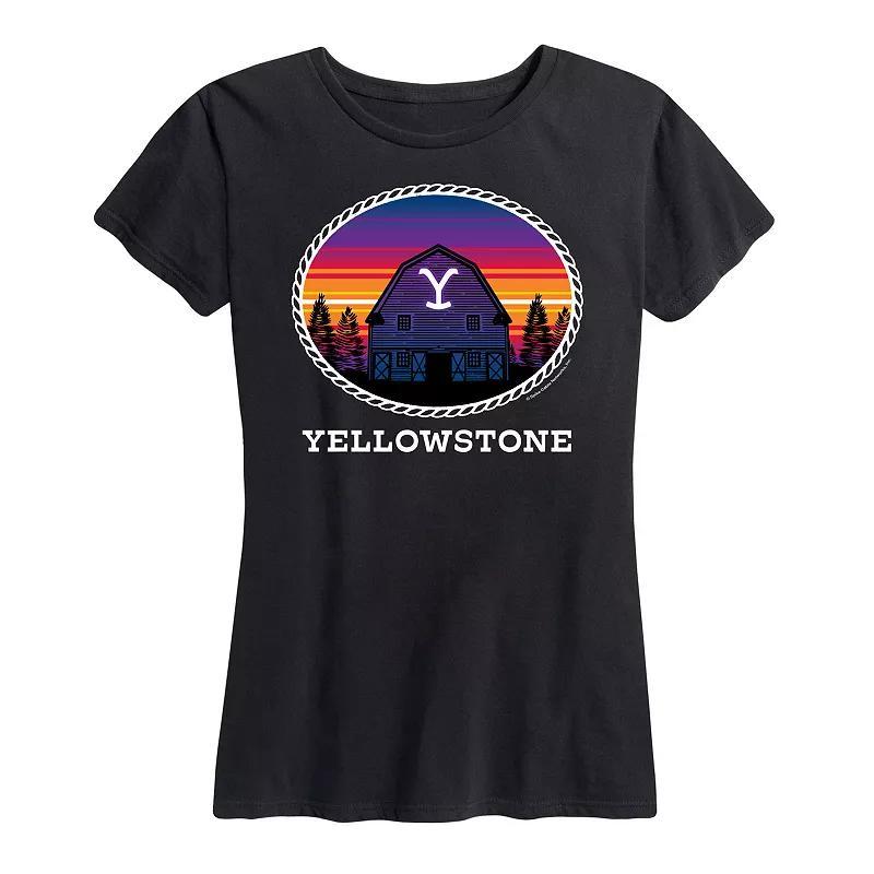 Womens Yellowstone Y Brand Sunset Graphic Tee Product Image