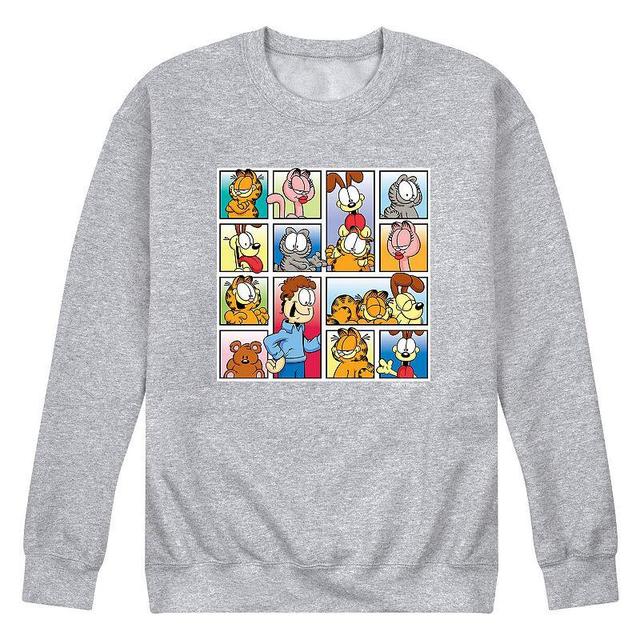 Mens Garfield Characters Sweatshirt Med Grey Product Image