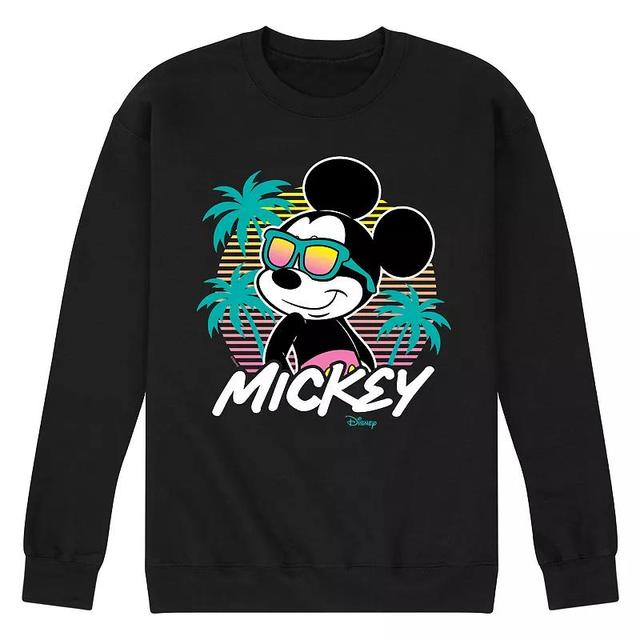 Disneys Mickey Mouse Mens Sunset Shades Fleece Sweatshirt Product Image