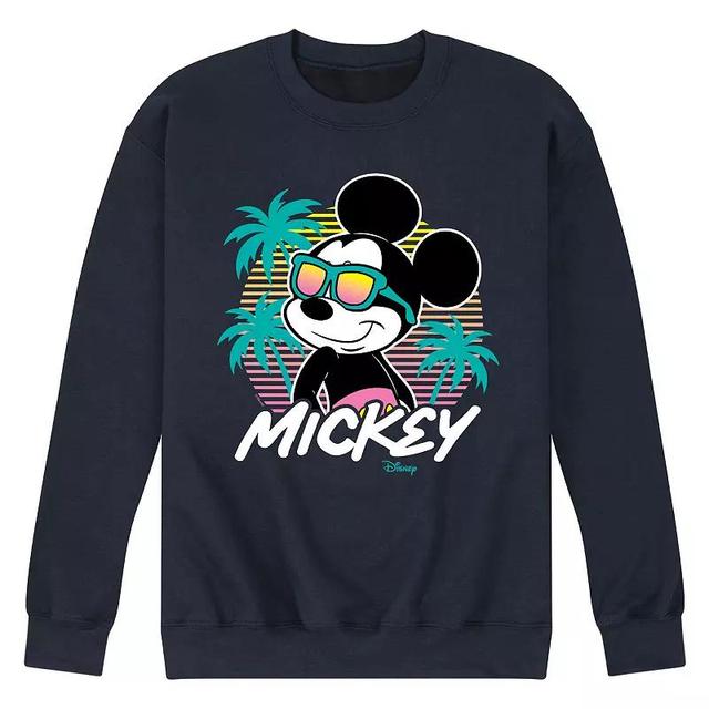 Disneys Mickey Mouse Mens Sunset Shades Fleece Sweatshirt Product Image