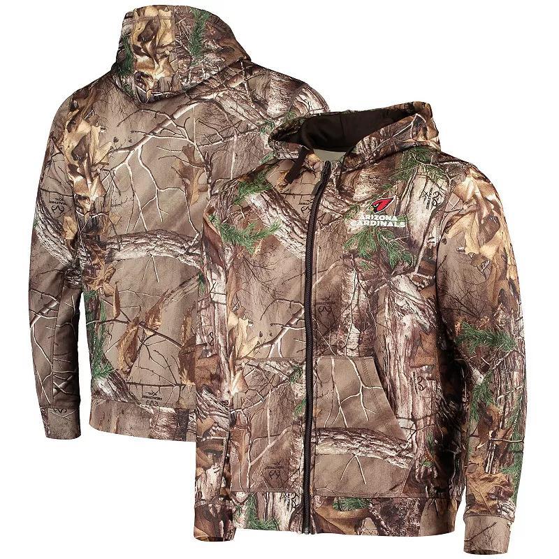 Mens Dunbrooke Realtree Camo Arizona Cardinals Trophy Tech Fleece Full-Zip Hoodie Product Image