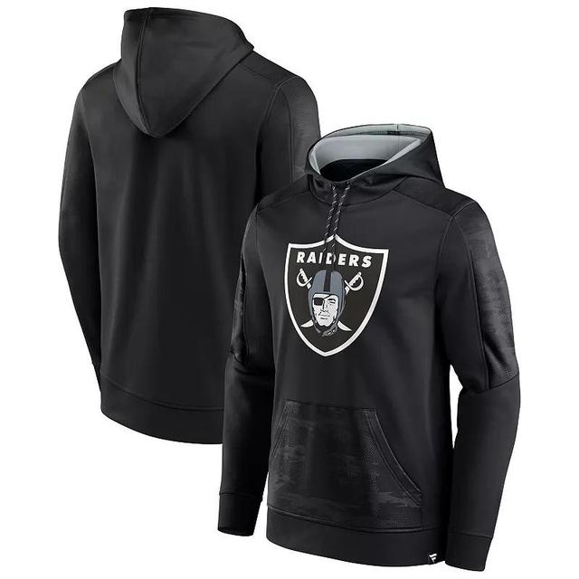 Mens Fanatics Branded Black Las Vegas Raiders On The Ball Pullover Hoodie Product Image