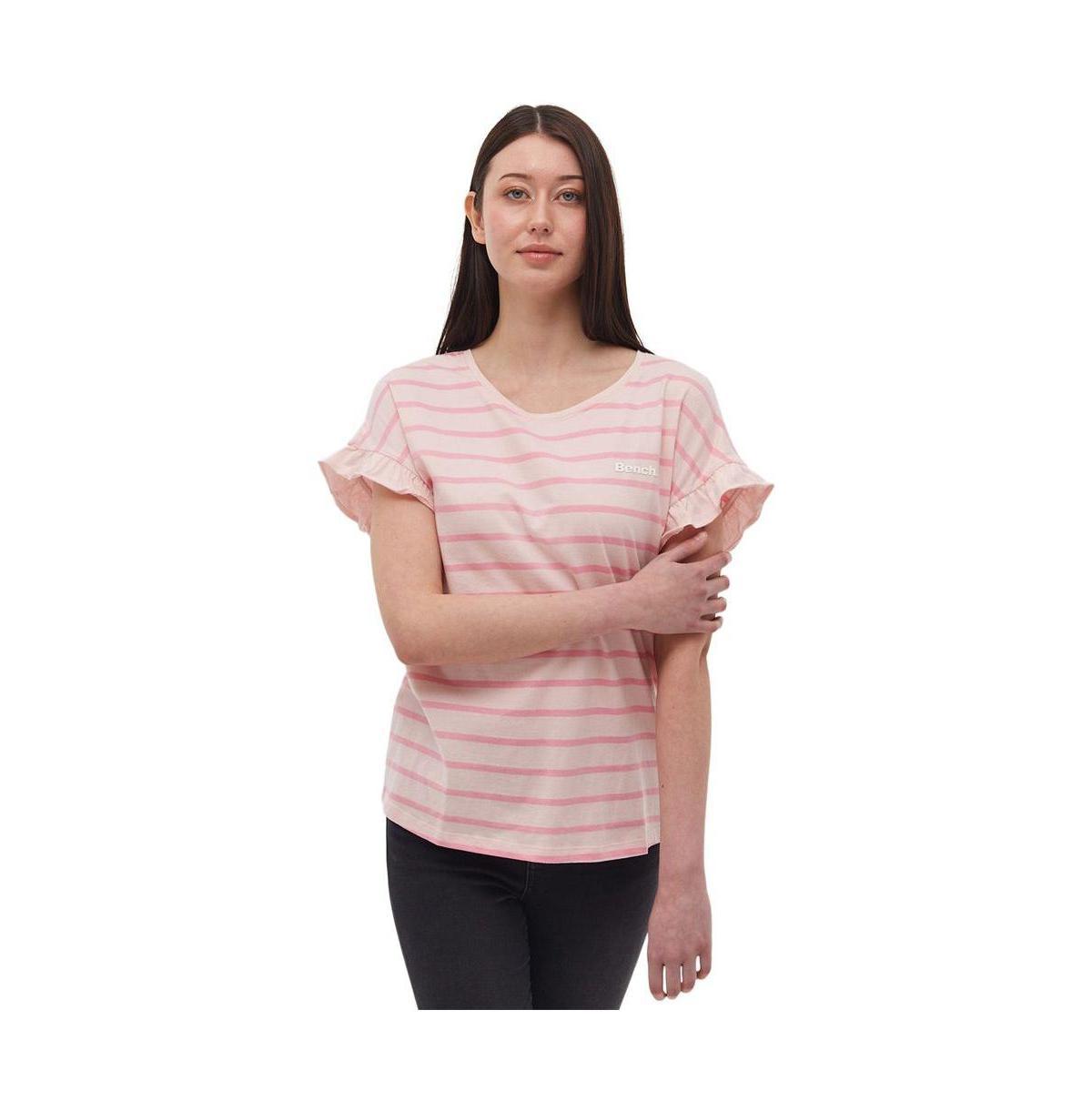 Bench Dna Womens Velmina Ruffle Sleeve Tee Product Image