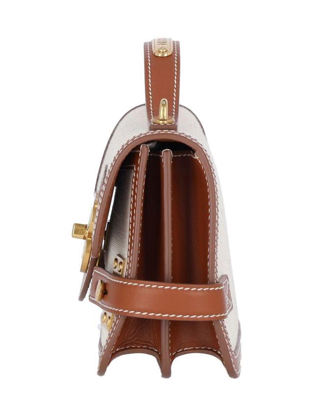 BALMAIN B-buzz 24 Handbag In Brown Product Image