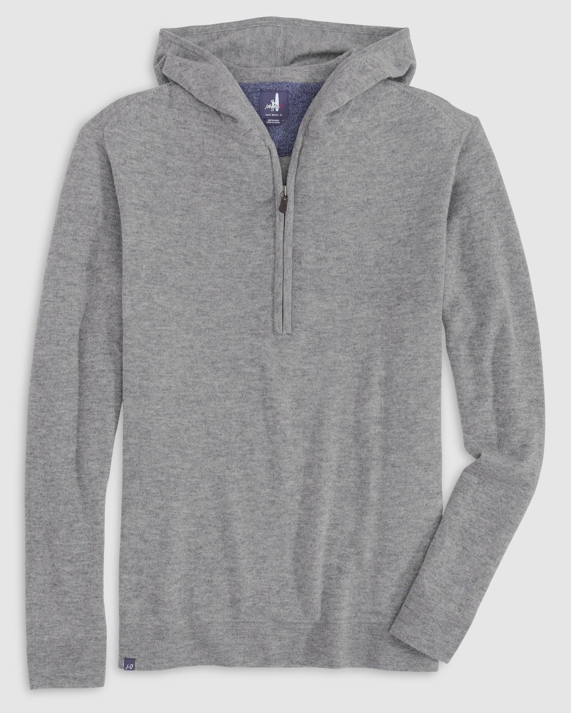 johnnie-O Mitch Wool Cashmere Blend 1/4 Zip Hoodie Product Image