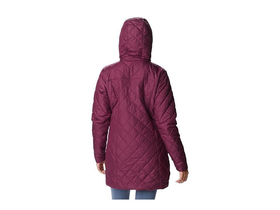 Columbia Copper Crest Long Jacket (Marionberry) Women's Clothing Product Image