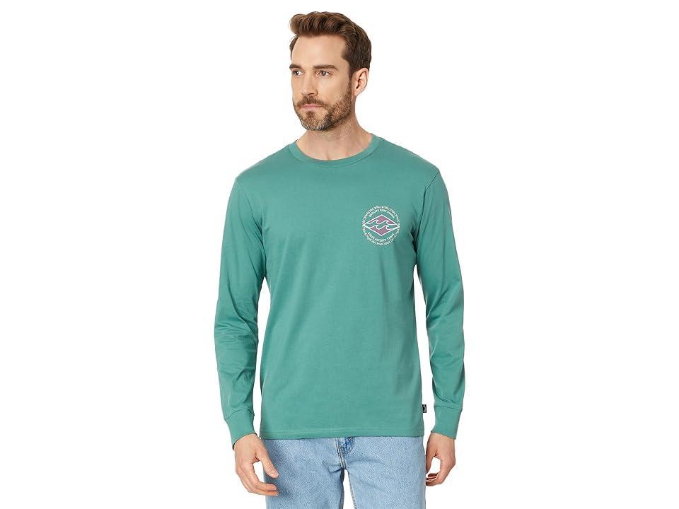 Billabong Rotor Diamond Long Sleeve Tee (Billiard) Men's Clothing Product Image