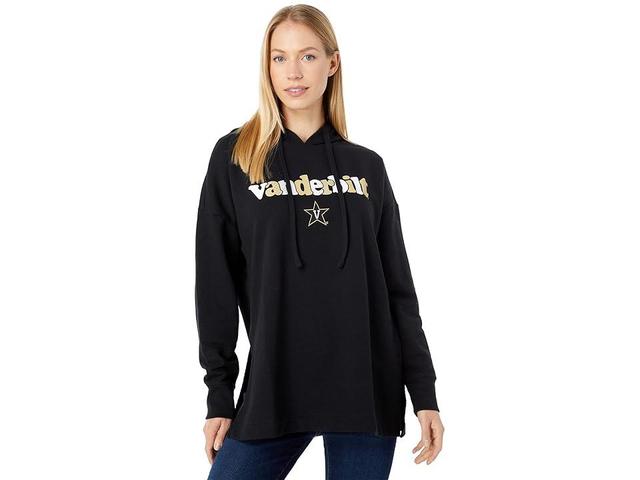 Lauren James Vanderbilt Commodores Long-Length Side Vent Hoodie Women's Clothing Product Image