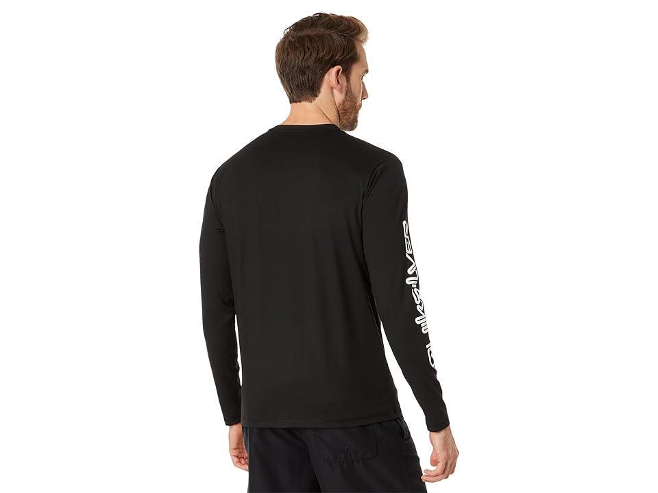 Quiksilver Omni Session Long Sleeve Surf Tee (Black 1) Men's Swimwear Product Image